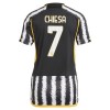 Original Fußballtrikot Juventus 2023-24 Chiesa 7 Heimtrikot Für Damen